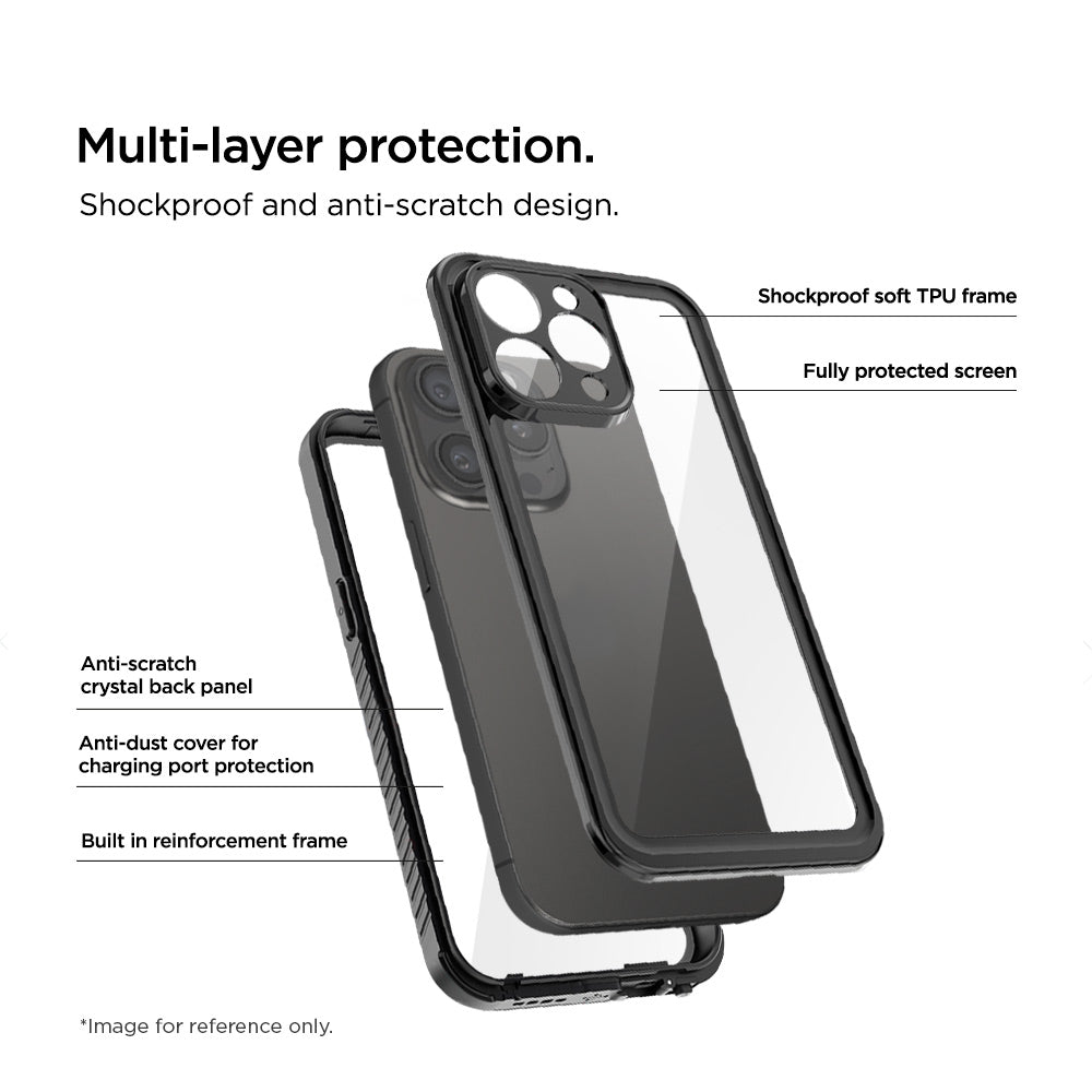 Eiger Avalanche Case for Apple iPhone 14 Pro in Black