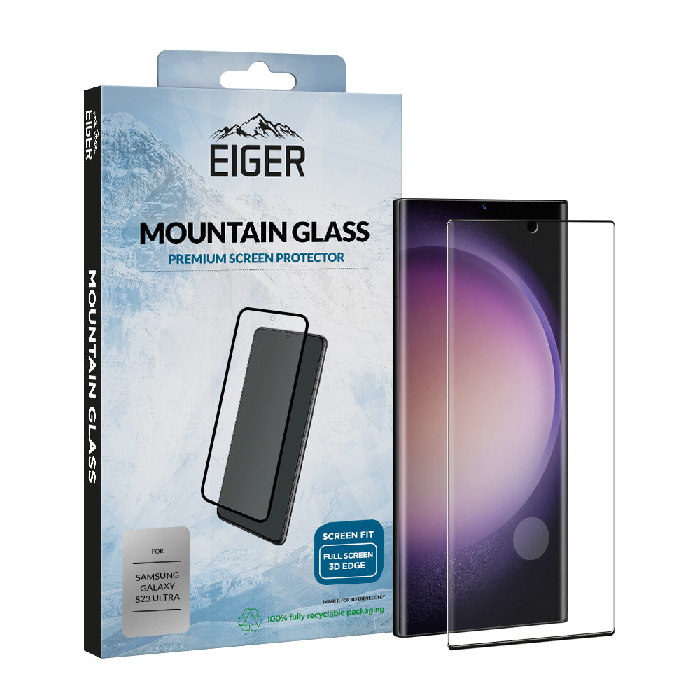 Eiger Mountain Glass 3D Screen Protector for Samsung Galaxy S23