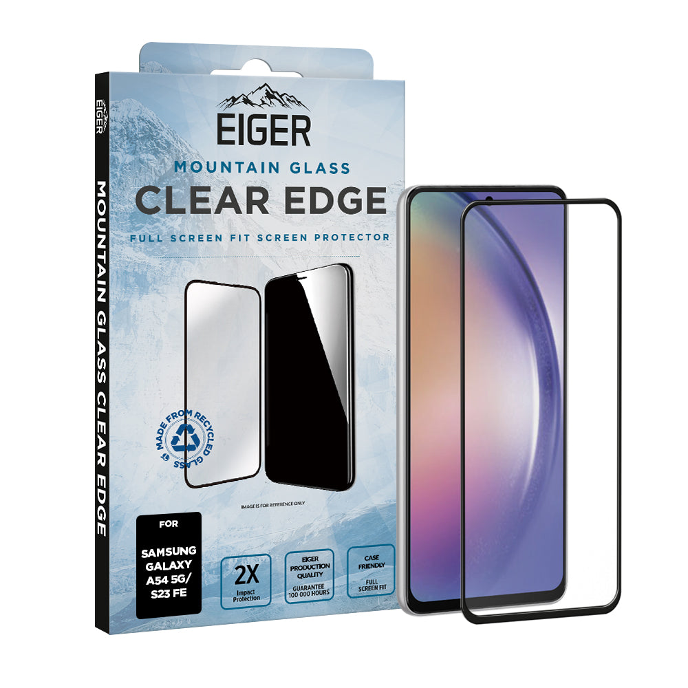 Eiger Mountain Glass CLEAR EDGE for Samsung Galaxy A54 5G / S23 FE