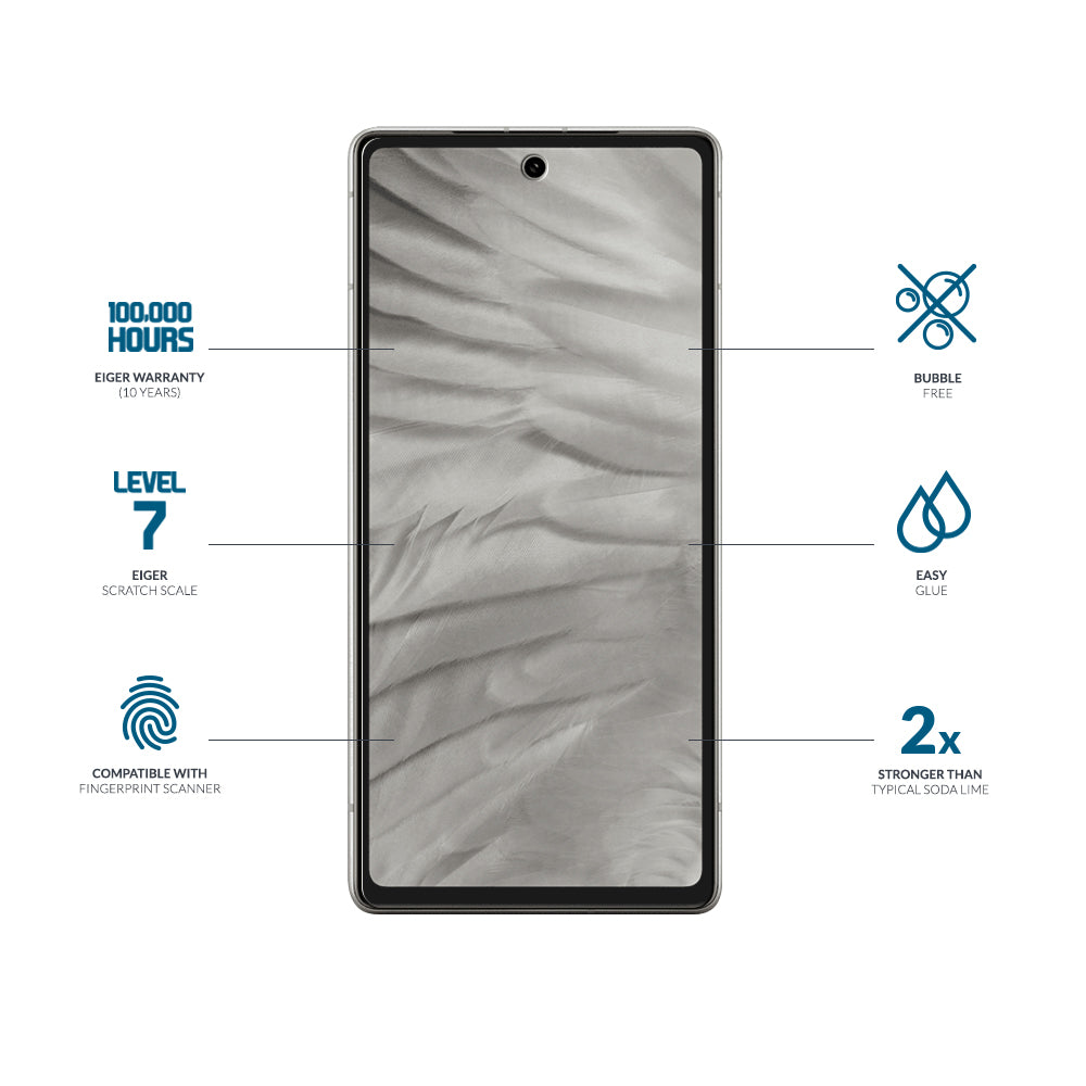 Eiger Mountain Glass Screen Protector 2.5D for Google Pixel 7a
