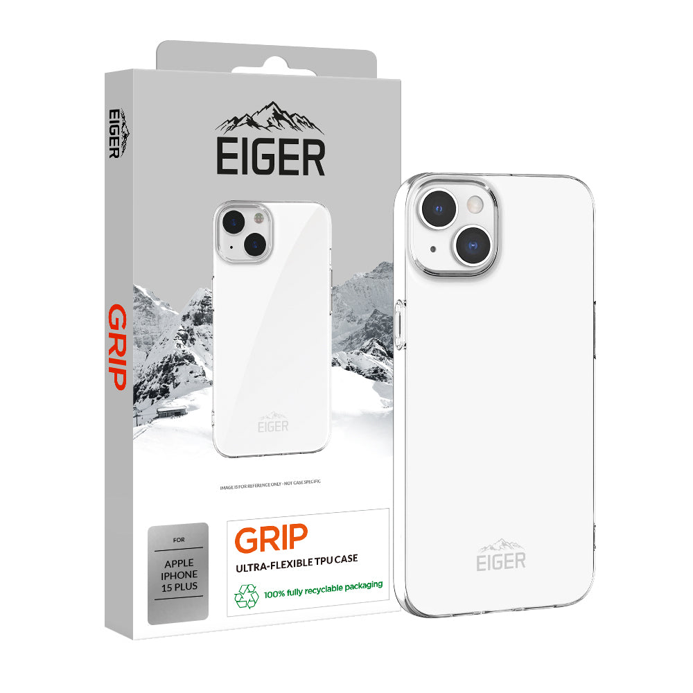Eiger Grip Case for Apple iPhone 15 Plus in Clear