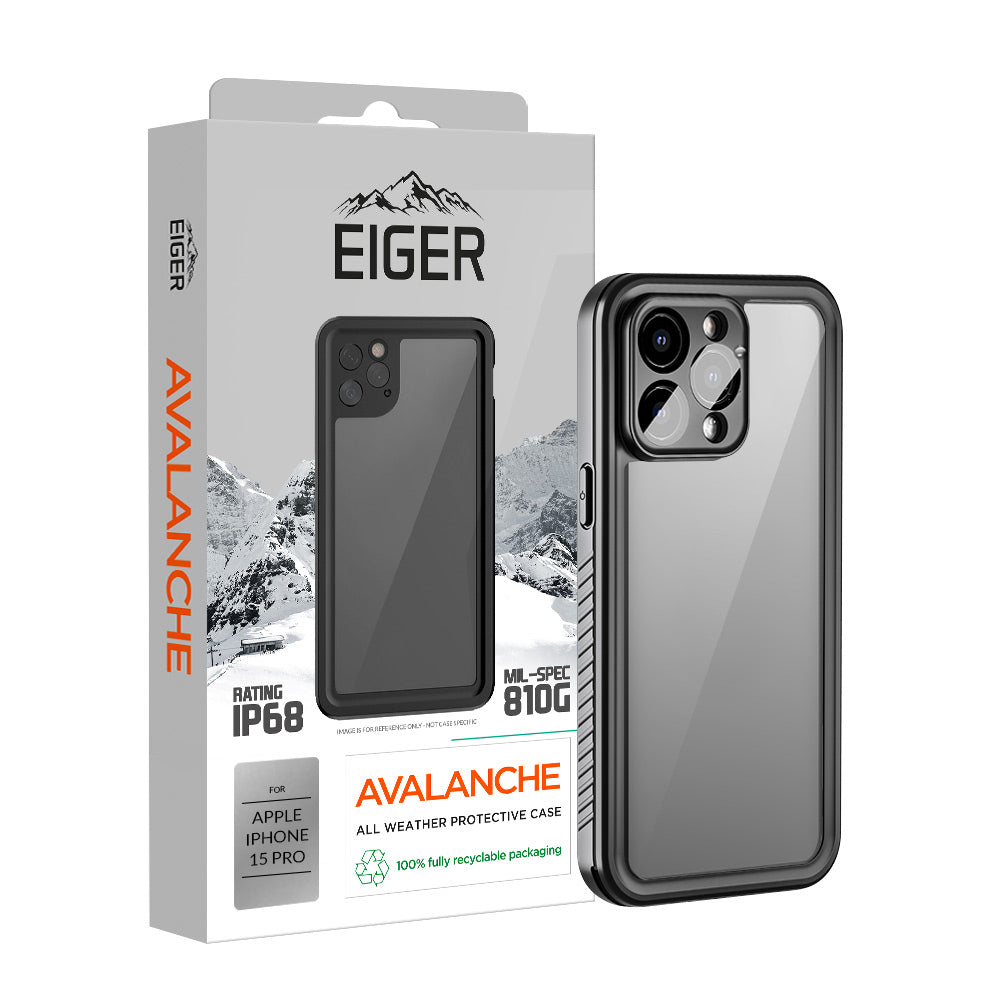 Eiger - iPhone 15/iPhone 15 PRO Protection écran MOUNTAIN GLASS U