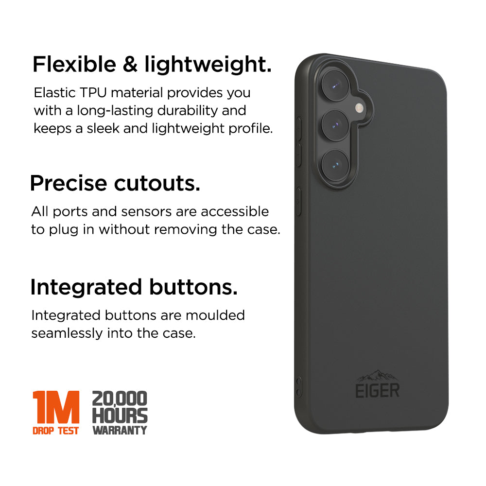 Eiger Grip Case for Samsung Galaxy S23 FE in Black