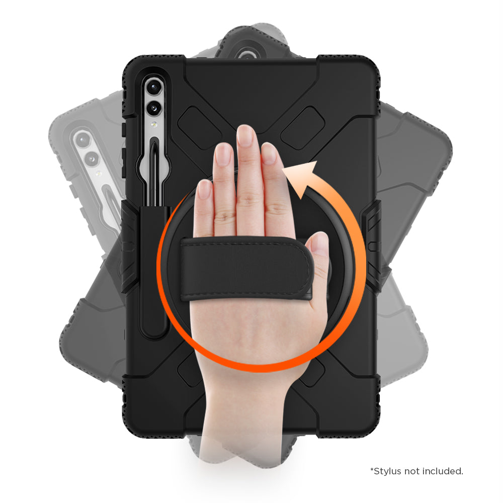Eiger Peak 500m Case for Samsung Galaxy Tab S9+ / S9 FE+ in Black