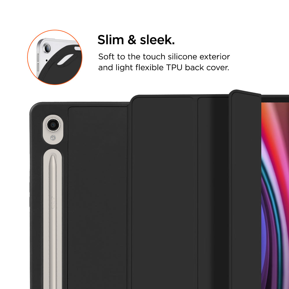 Eiger Storm 250m Stylus Case for Samsung Galaxy Tab S9 / S9 FE in Black in Retail Sleeve