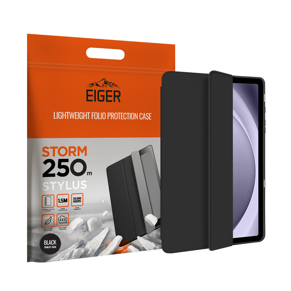 Eiger Storm 250m Stylus Case for Samsung Galaxy Tab A9 8.7 in Black