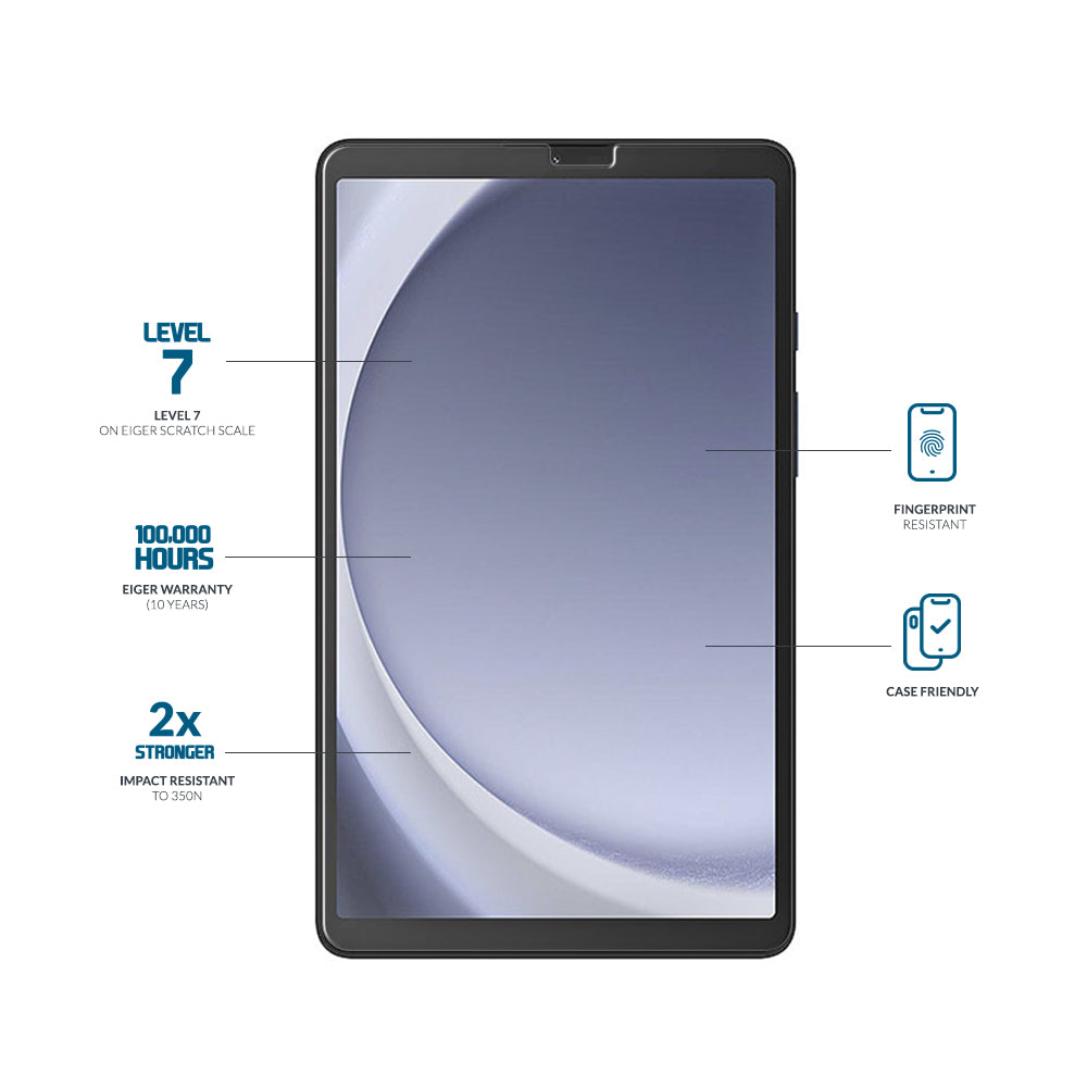 Eiger Mountain Glass Tablet 2.5D Screen Protector for Samsung Tab A9 8.7