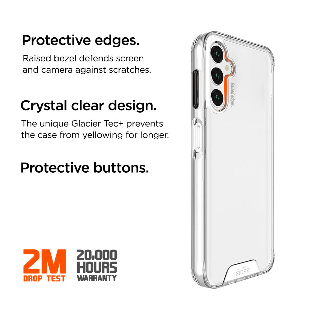 Eiger Glacier Case for Samsung Galaxy A15 in Clear