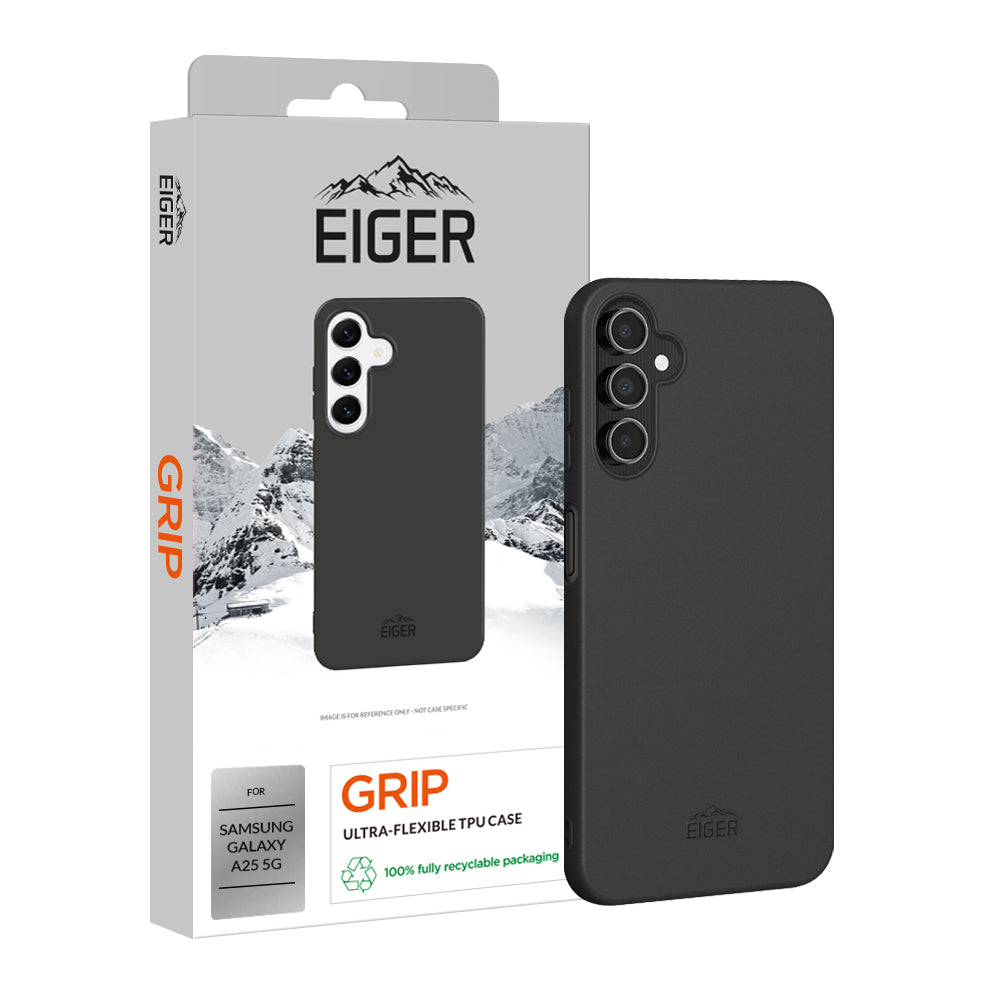 Eiger Grip Case for Samsung Galaxy A25 5G in Black