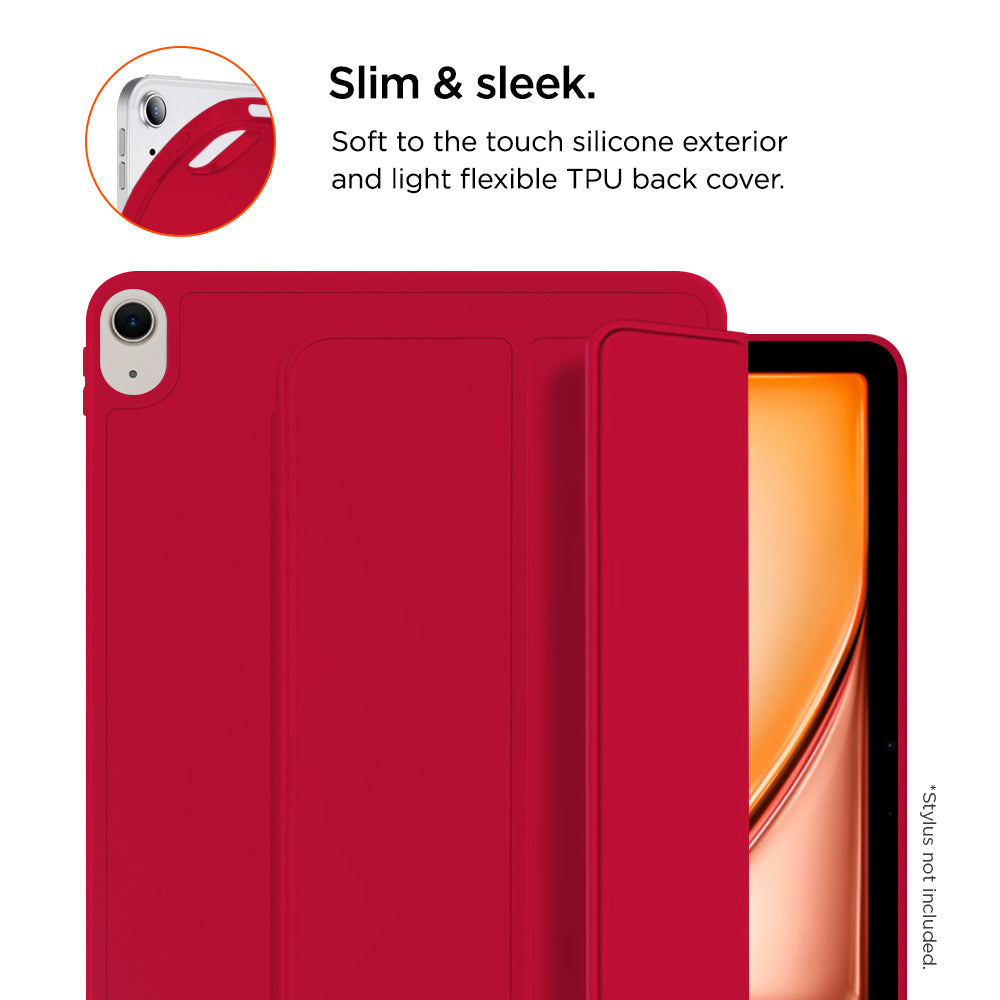 Eiger Storm 250m Stylus Case for Apple iPad Air 11 (2024)/ Air (2022) in Red