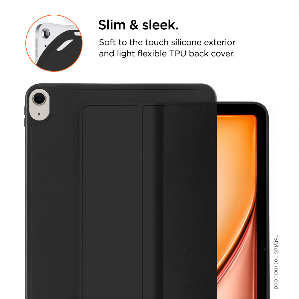 Eiger Storm 250m Stylus Case for Apple iPad Air 11 (2024)/Air (2022) in Black in Retail Sleeve