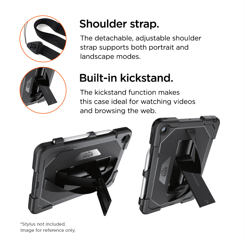 Eiger Peak 4000m Case for iPad Pro 13 (2025) / (2024) in Black