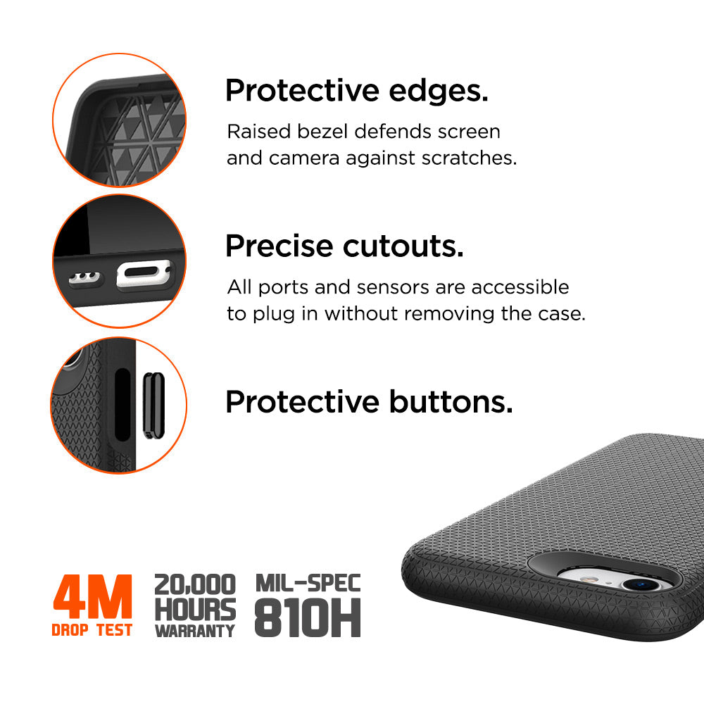 Eiger North Case Magsafe for Apple iPhone SE in Black