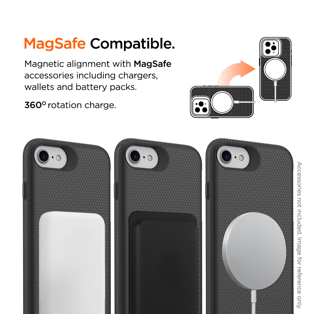 Eiger North Case Magsafe for Apple iPhone SE in Black