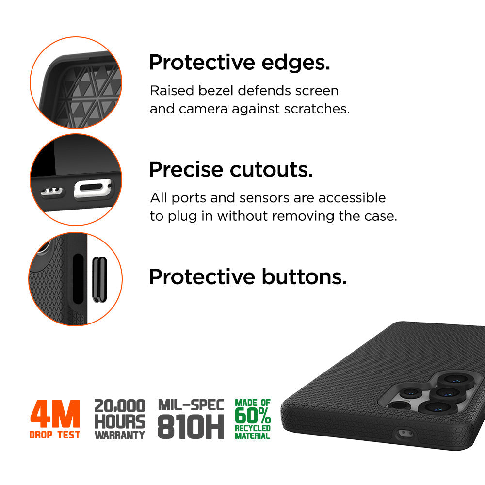 Eiger GRS North Case for Samsung Galaxy S25 Ultra in Black