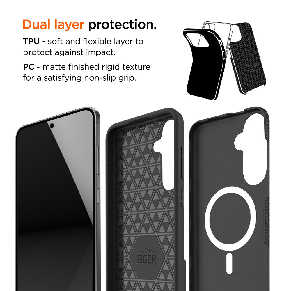 Eiger GRS North Magsafe Case for Samsung Galaxy S25+/ S24+ in Black