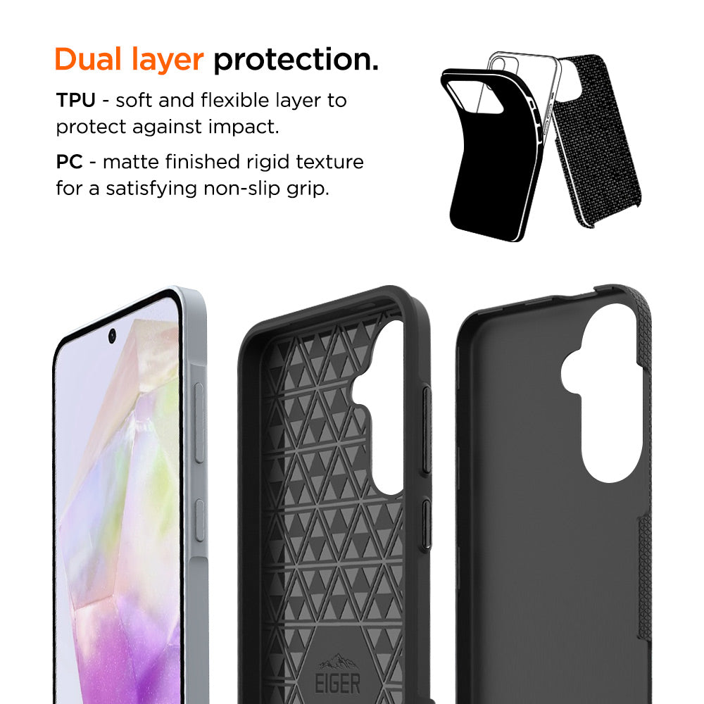 Eiger GRS North Case for Samsung A36 / A56 in Black