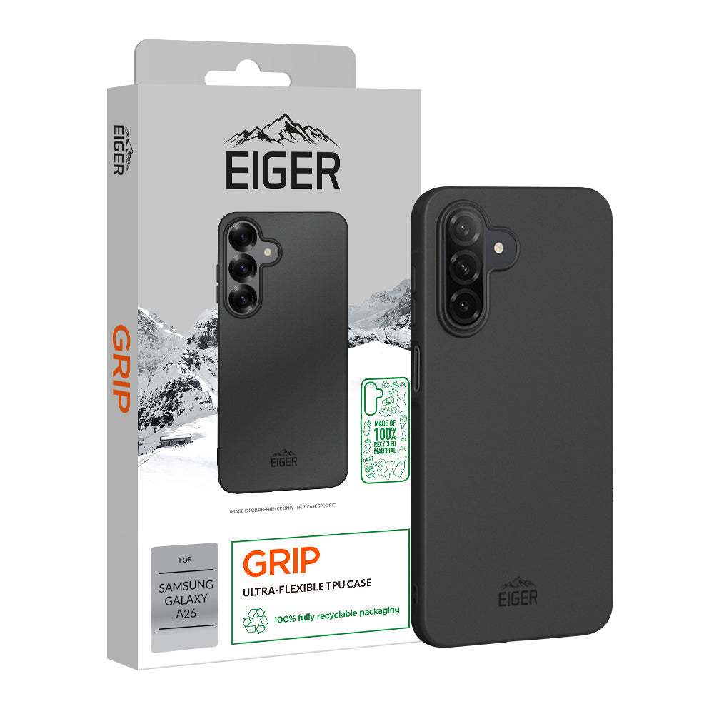 Eiger GRS Grip Case for Samsung Galaxy A26 in Black