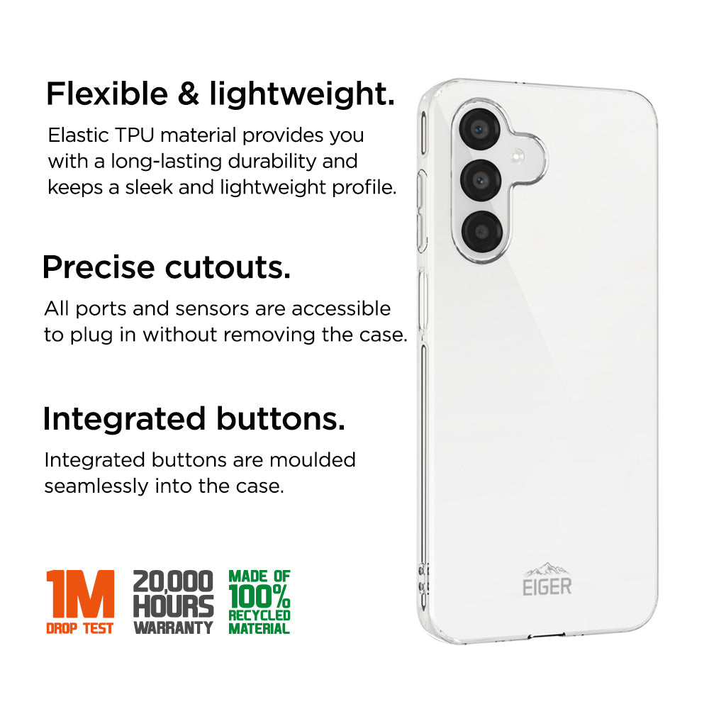Eiger GRS Grip Case for Samsung Galaxy A26 in Clear