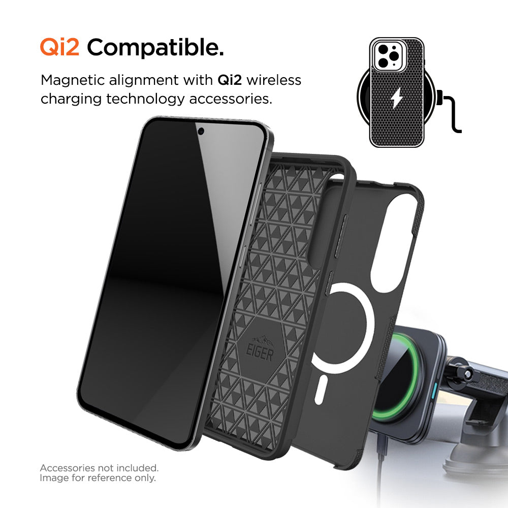 Eiger GRS North Magsafe Case for Samsung Galaxy S25 Edge in Black