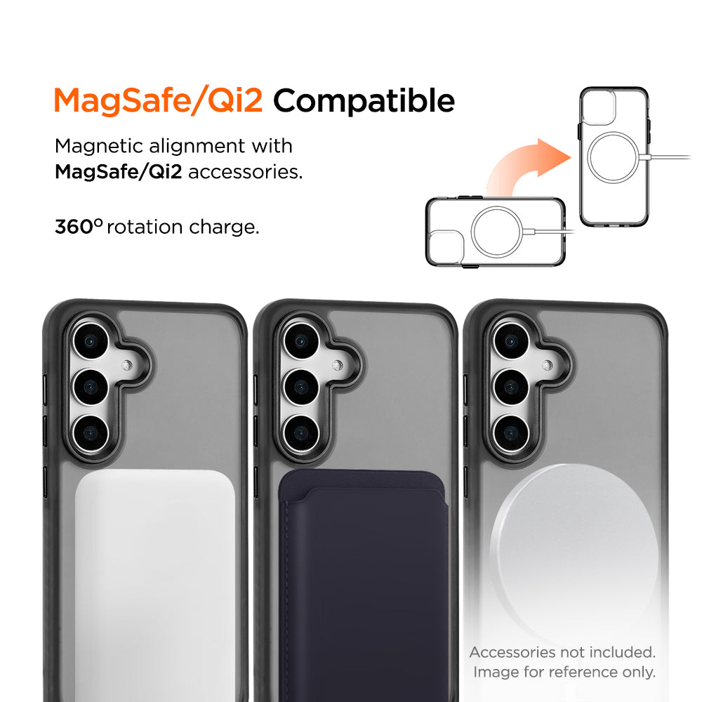 Eiger GRS Blizzard Magsafe Case for Samsung Galaxy S25 in Black