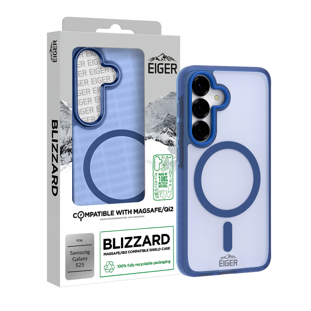 Eiger GRS Blizzard Magsafe Case for Samsung Galaxy S25 in Navy