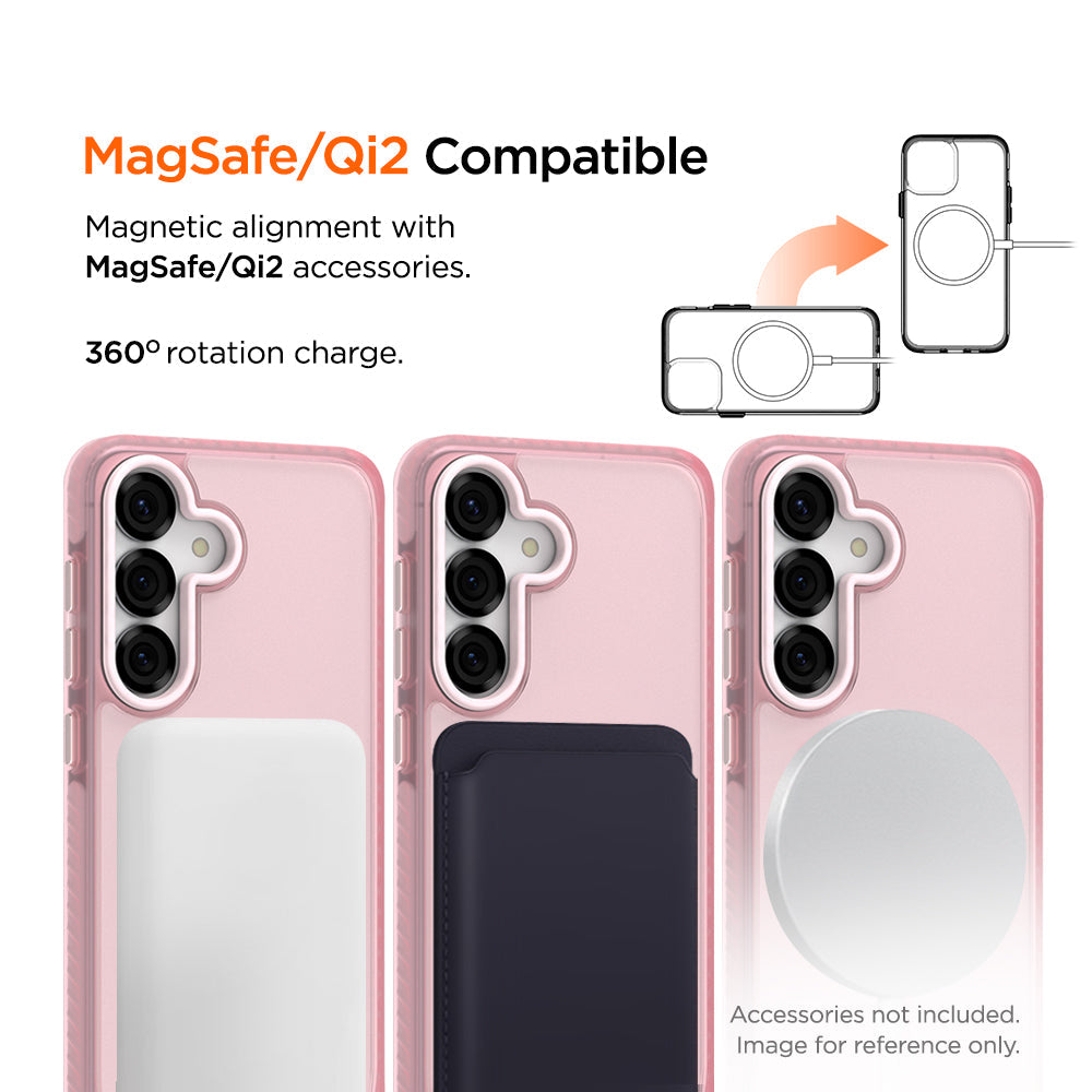 Eiger GRS Blizzard Magsafe Case for Samsung Galaxy S25 in Pink