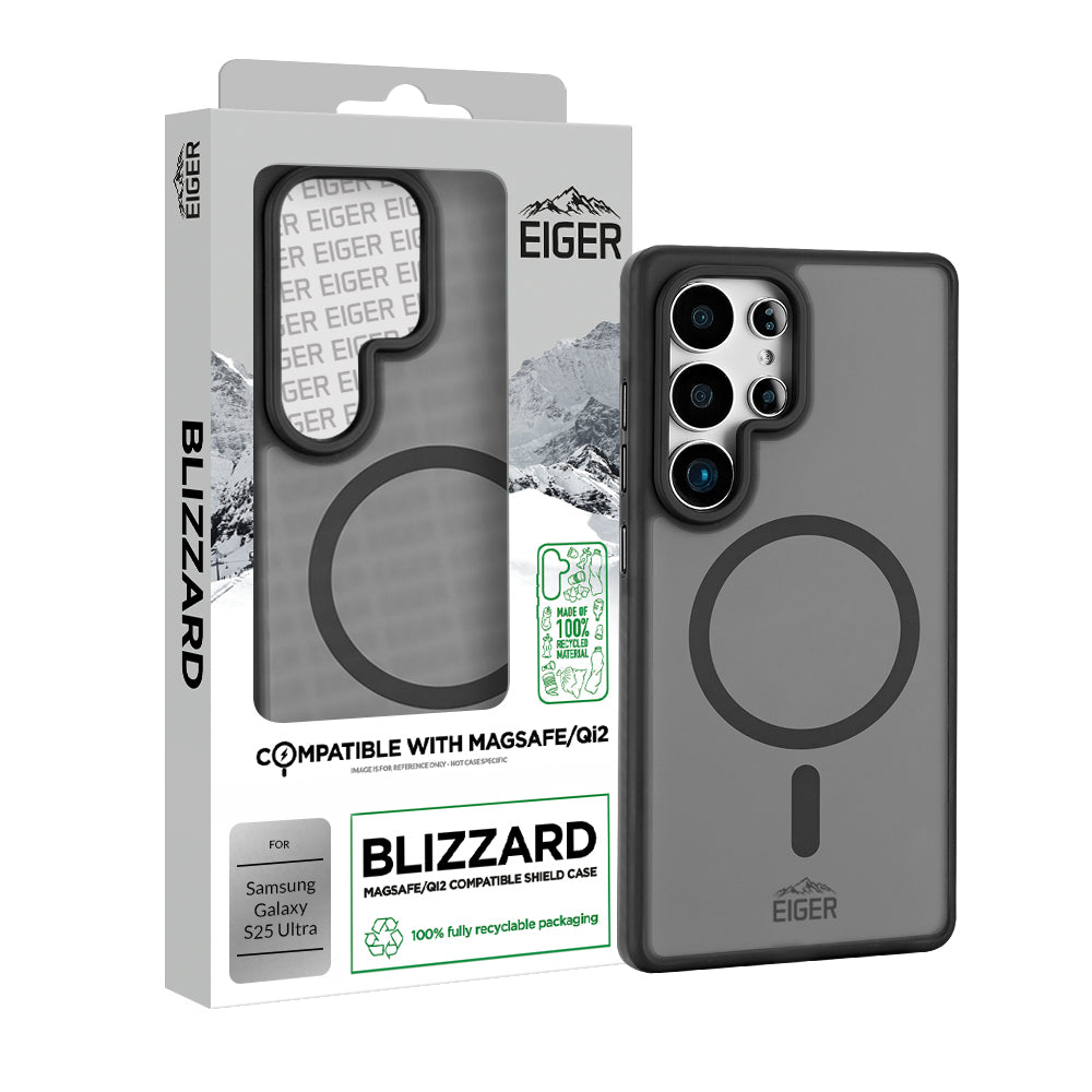 Eiger GRS Blizzard Magsafe Case for Samsung Galaxy S25 Ultra in Black