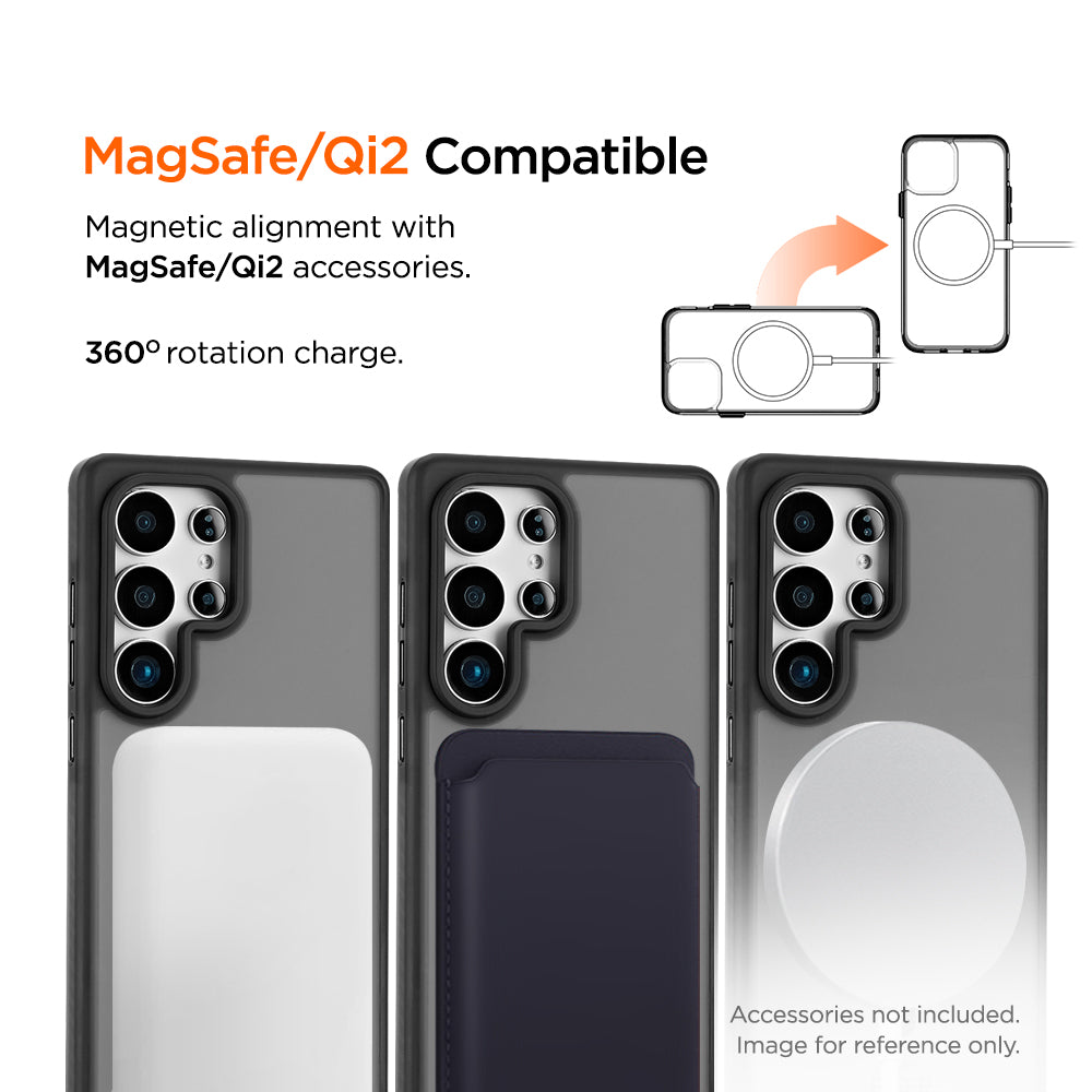 Eiger GRS Blizzard Magsafe Case for Samsung Galaxy S25 Ultra in Black