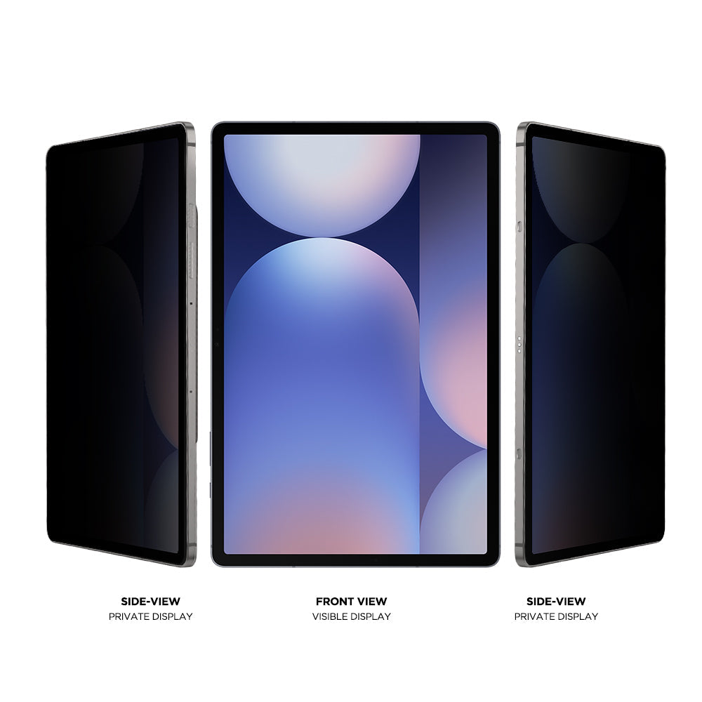 Eiger Mountain Black Privacy Tablet Screen Protector for Samsung Galaxy Tab S10 FE+