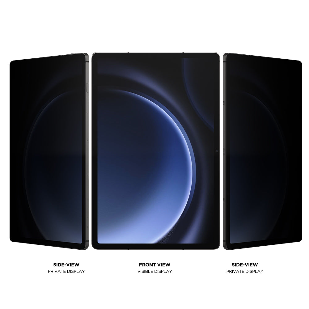 Eiger Mountain Black Privacy Tablet Screen Protector for Samsung Galaxy Tab S10+/ S9+/ S9 FE+/ S8+