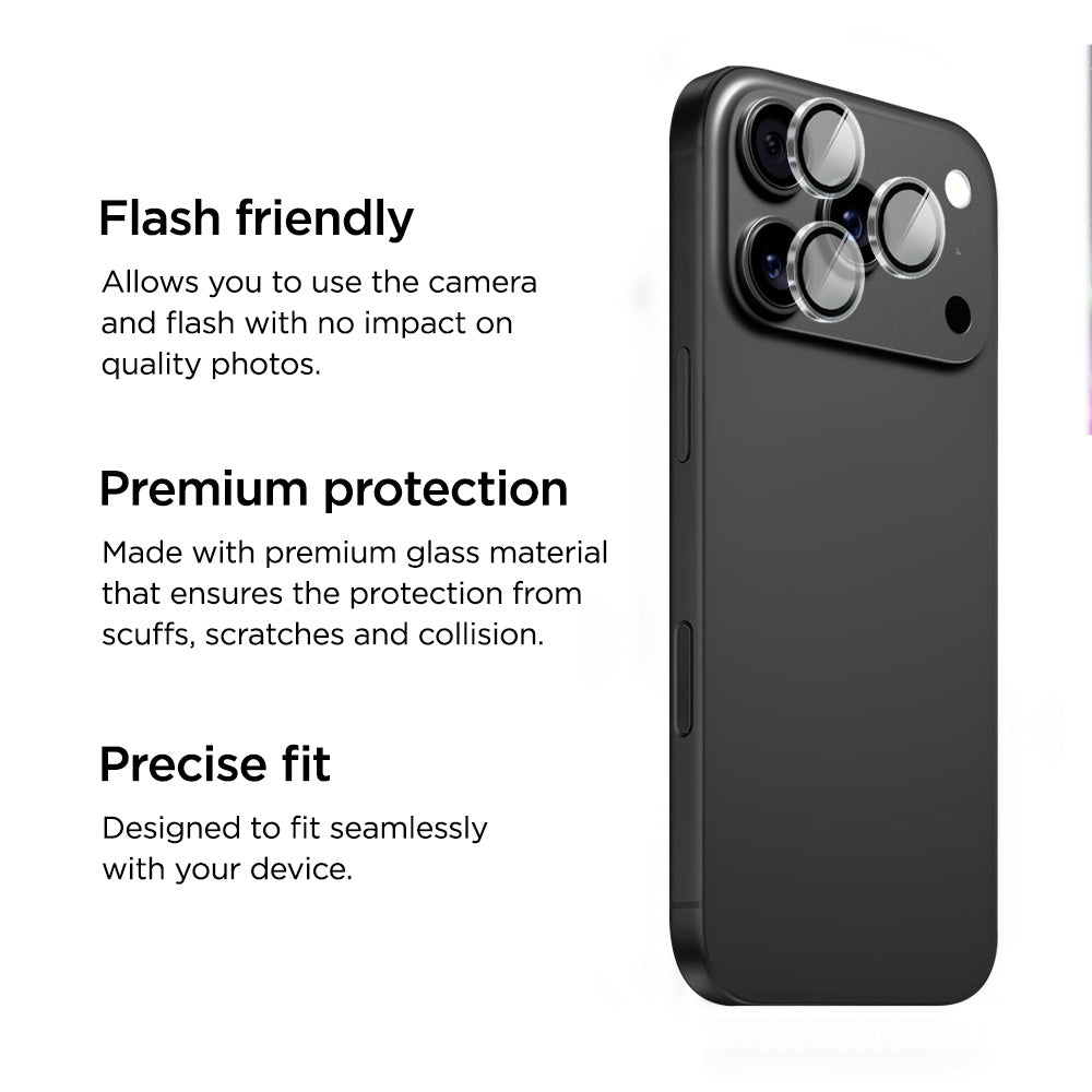 Eiger Mountain Glass LENS RING GRS for Apple iPhone 17 Pro/ 17 Pro Max in Clear