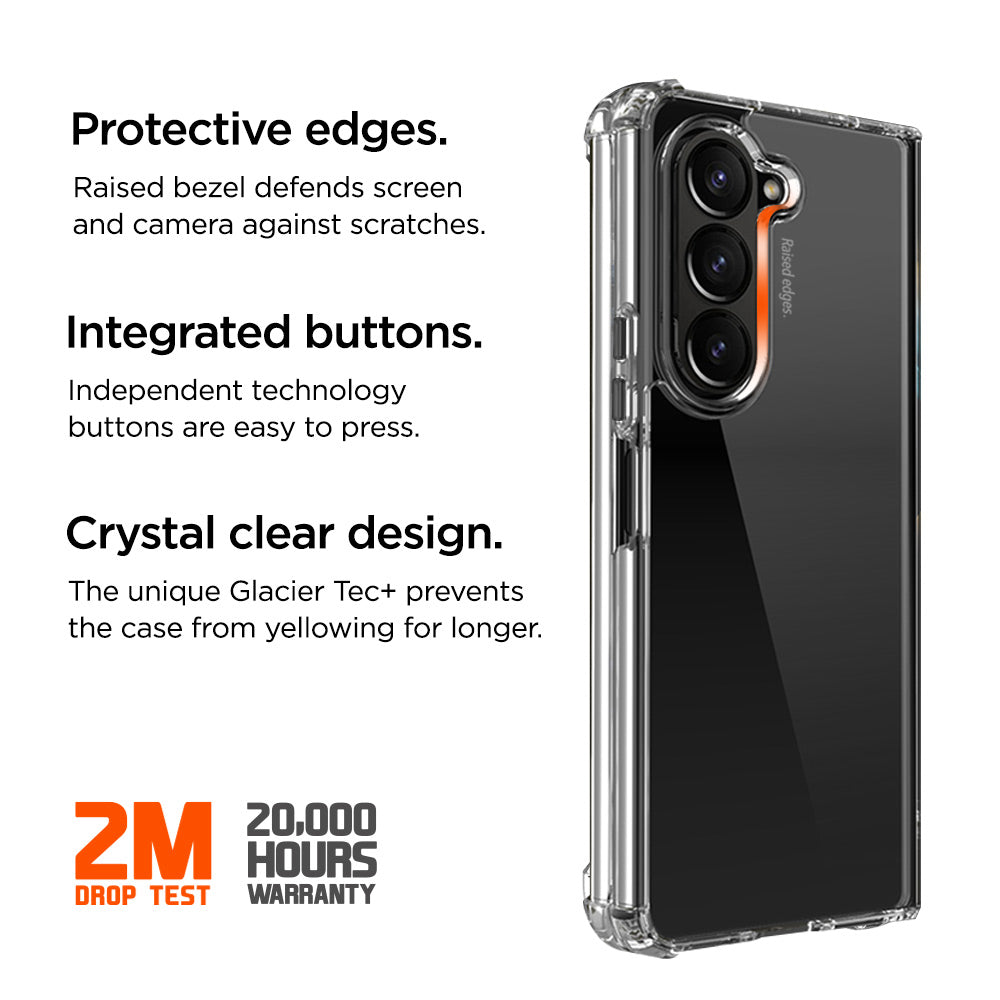 Eiger FOLD Glacier Case for Samsung Galaxy Z Fold5 in Clear