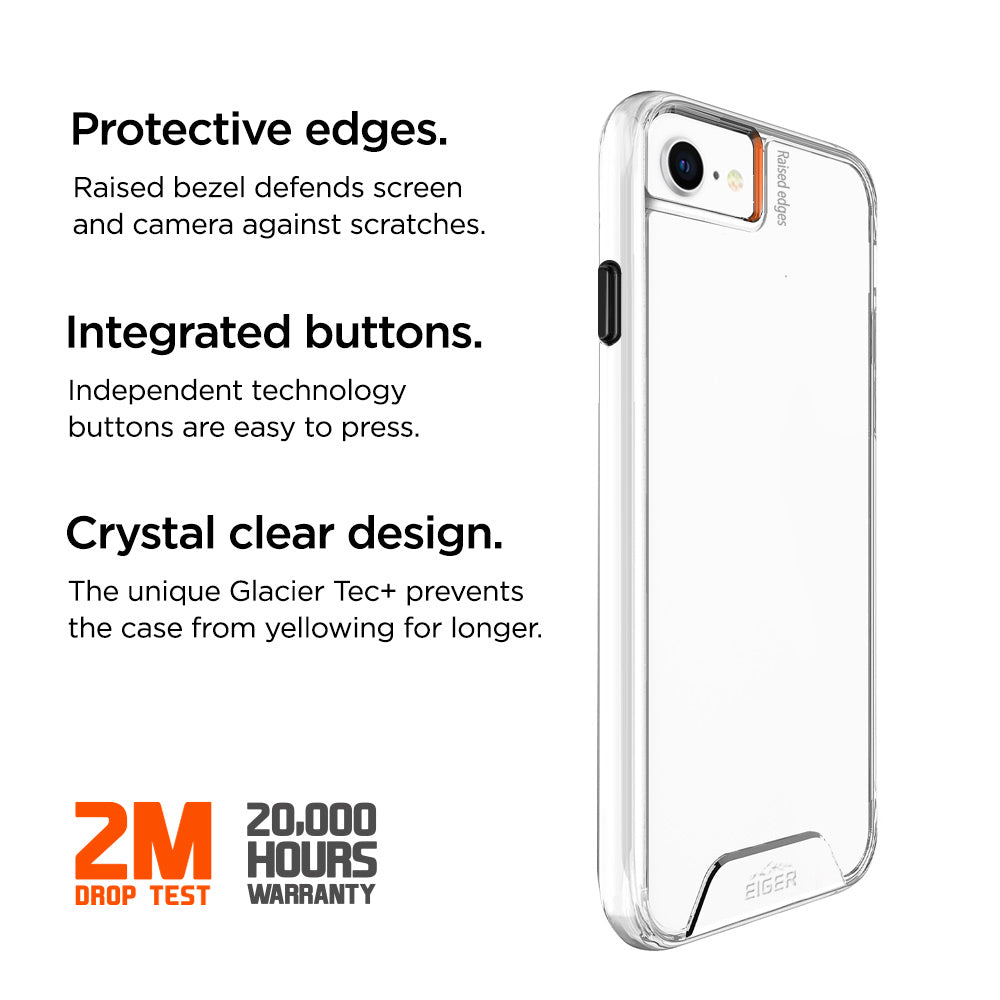 Eiger Glacier Case for Apple iPhone SE/8/7/6s in Clear