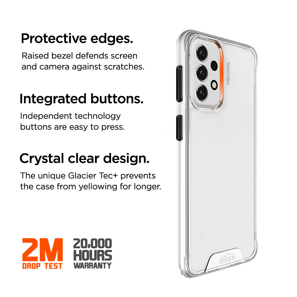 Eiger Glacier Case for Samsung Galaxy A33 5G in Clear
