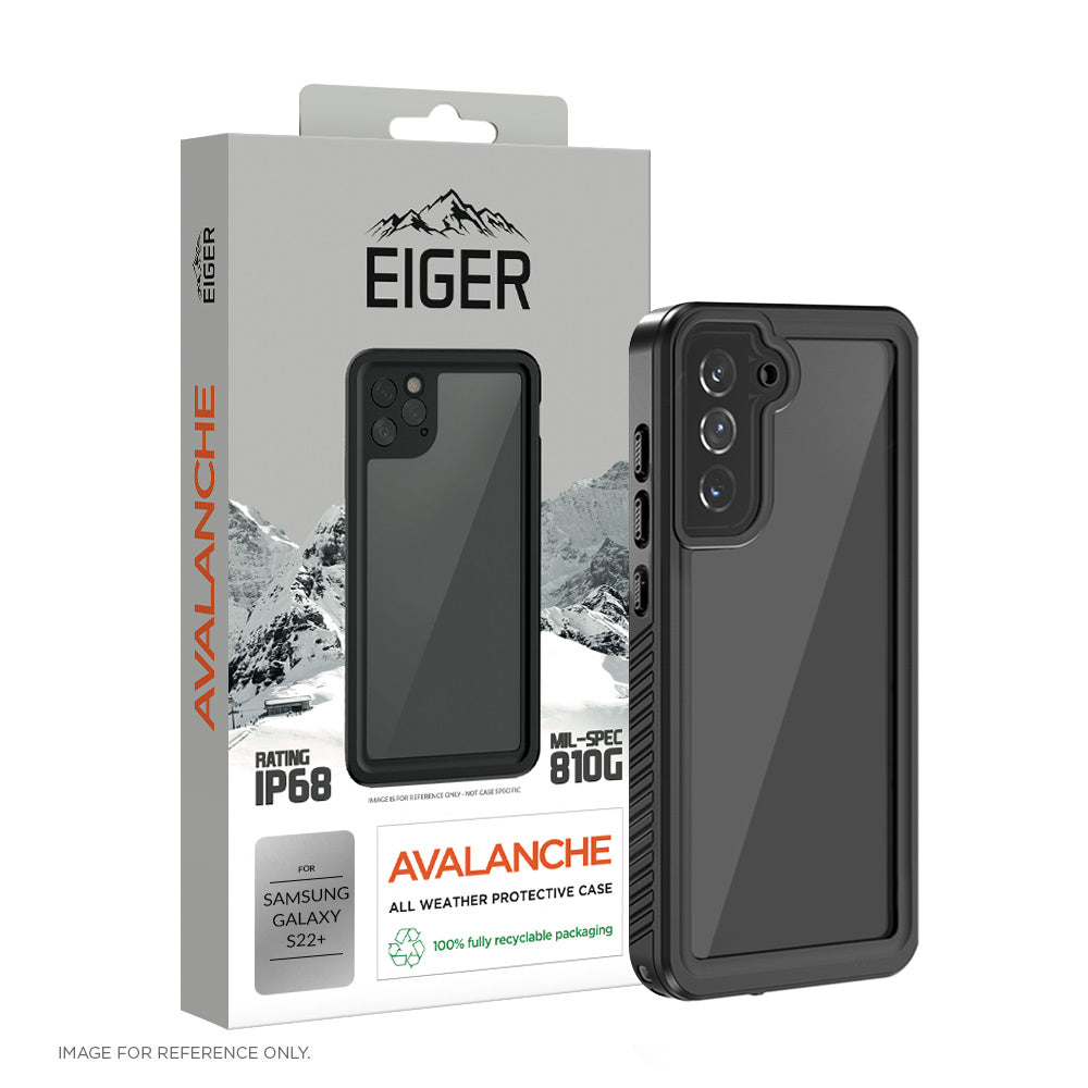 Eiger Avalanche Case for Samsung Galaxy S22+ in Black