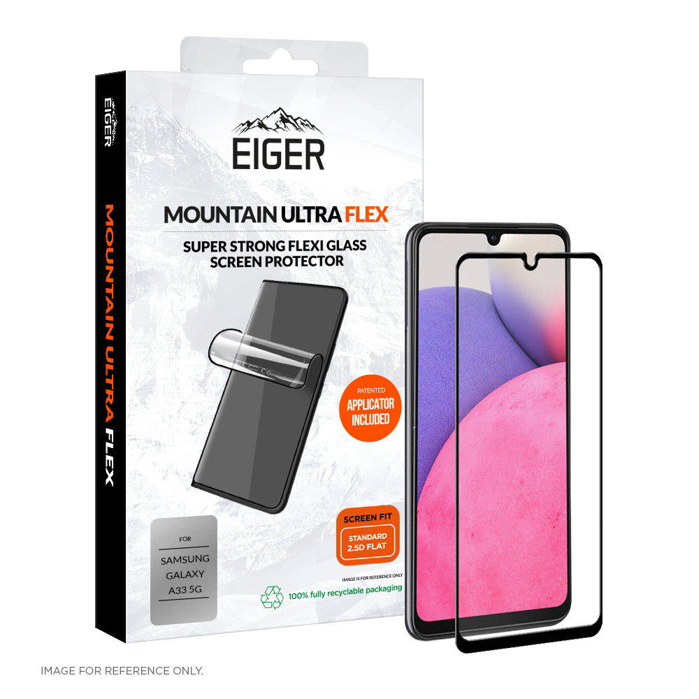 Eiger Mountain Ultraflex Flexiglass Screen Protector 2.5D for Samsung Galaxy A33 5G