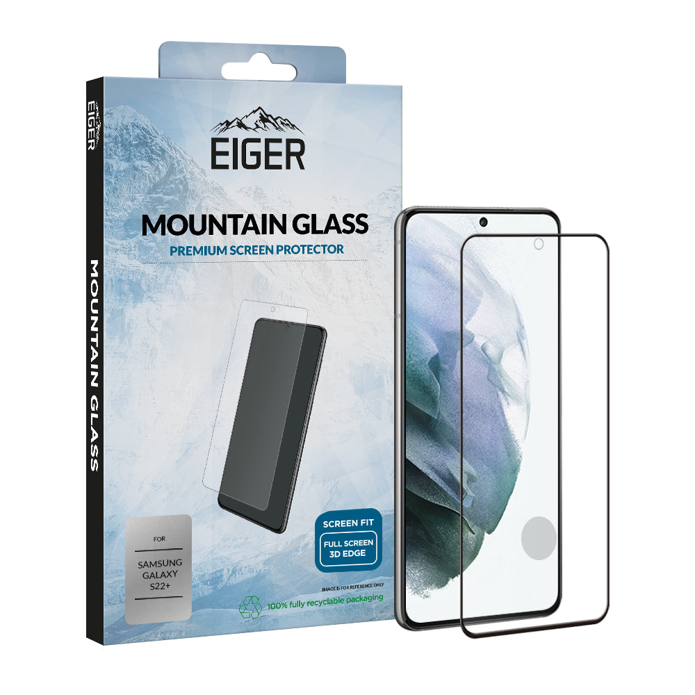 Eiger Mountain Glass 3D Screen Protector for Samsung Galaxy S22+