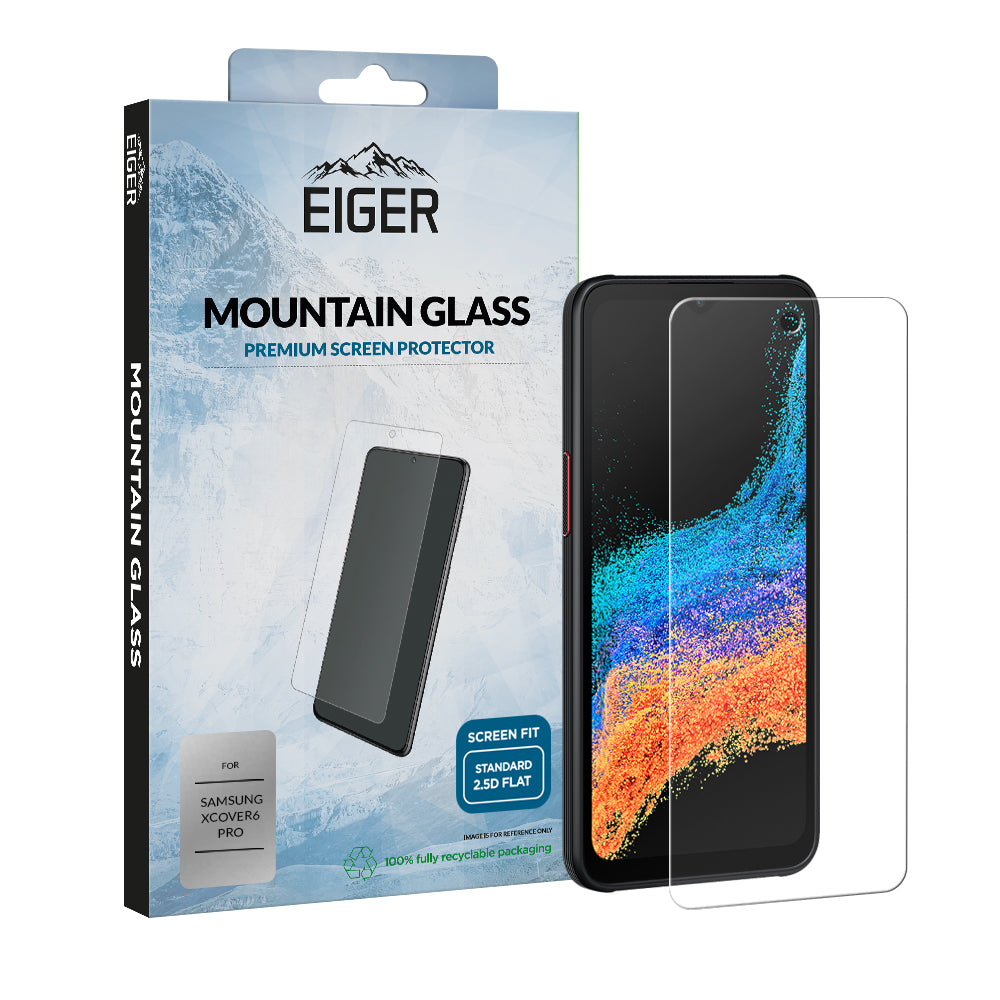 Eiger Mountain Glass 2.5D Screen Protector for Samsung Xcover6 Pro