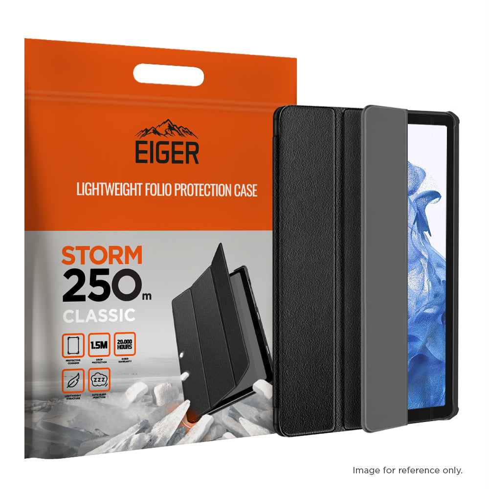 Eiger Storm 250m Classic Case for Samsung Galaxy Tab S7 / S8 in Black