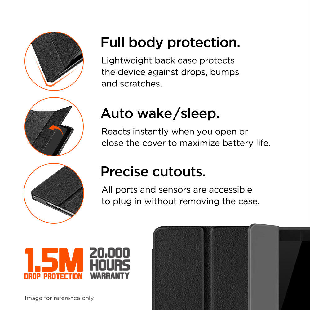 Eiger Storm 250m Classic Case for Samsung Galaxy Tab S6 Lite (2024) / (2022) in Black