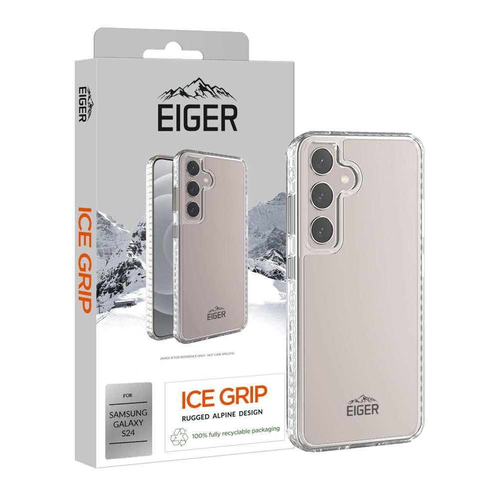 Eiger Ice Grip Case for Samsung S24 in Clear