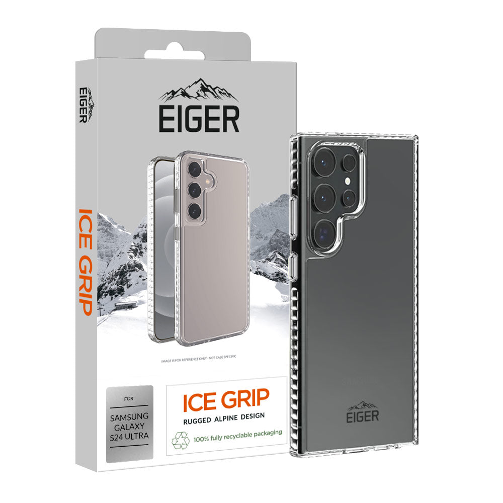 Eiger Ice Grip Case for Samsung S24 Ultra in Clear