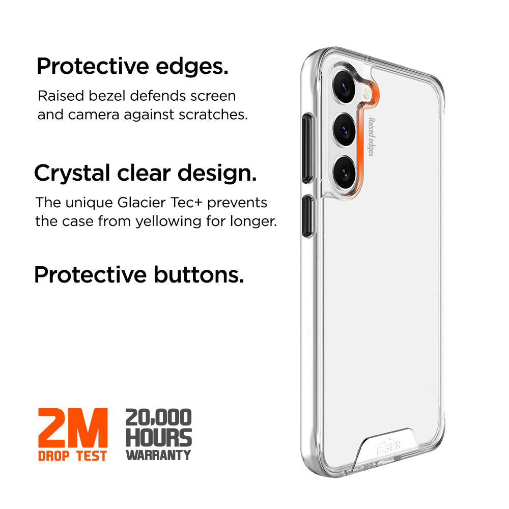 Eiger Glacier Case for Samsung Galaxy S24+ in Clear