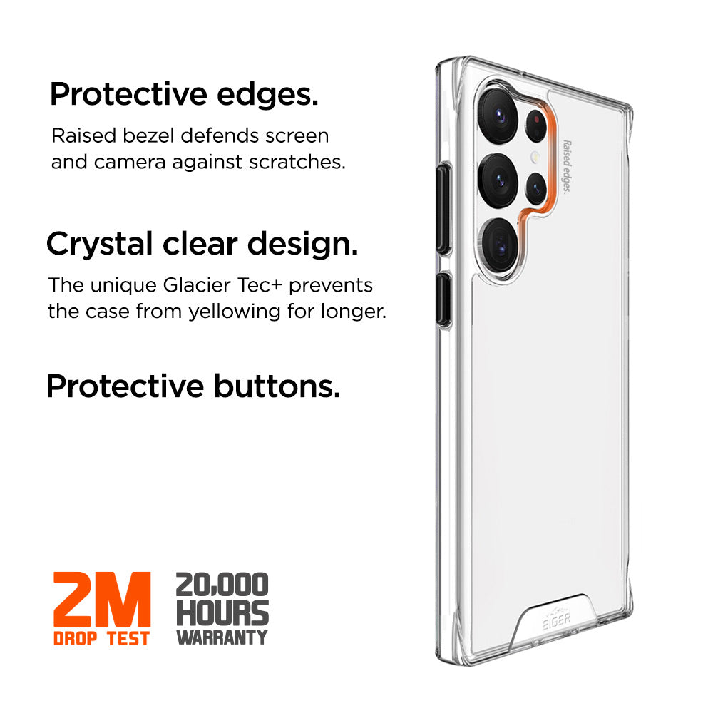 Eiger Glacier Case for Samsung Galaxy S24 Ultra in Clear
