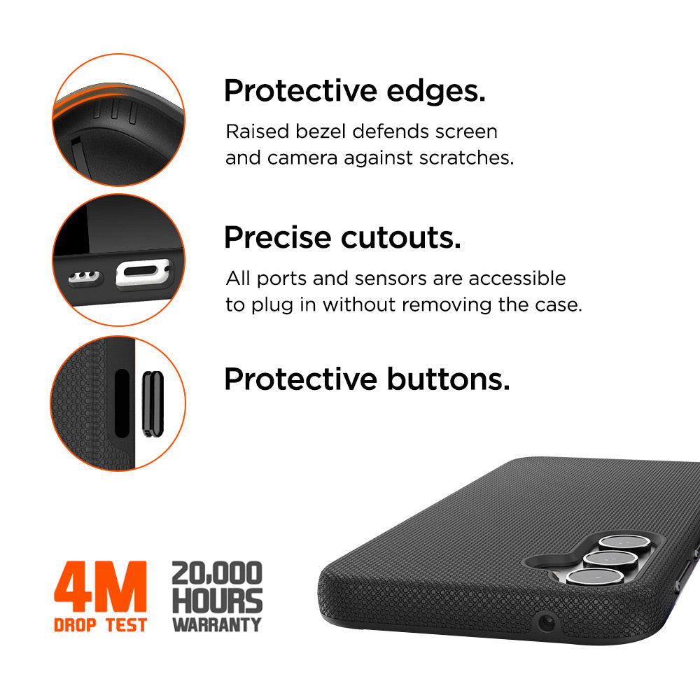 Eiger North Case for Samsung Galaxy A55 in Black