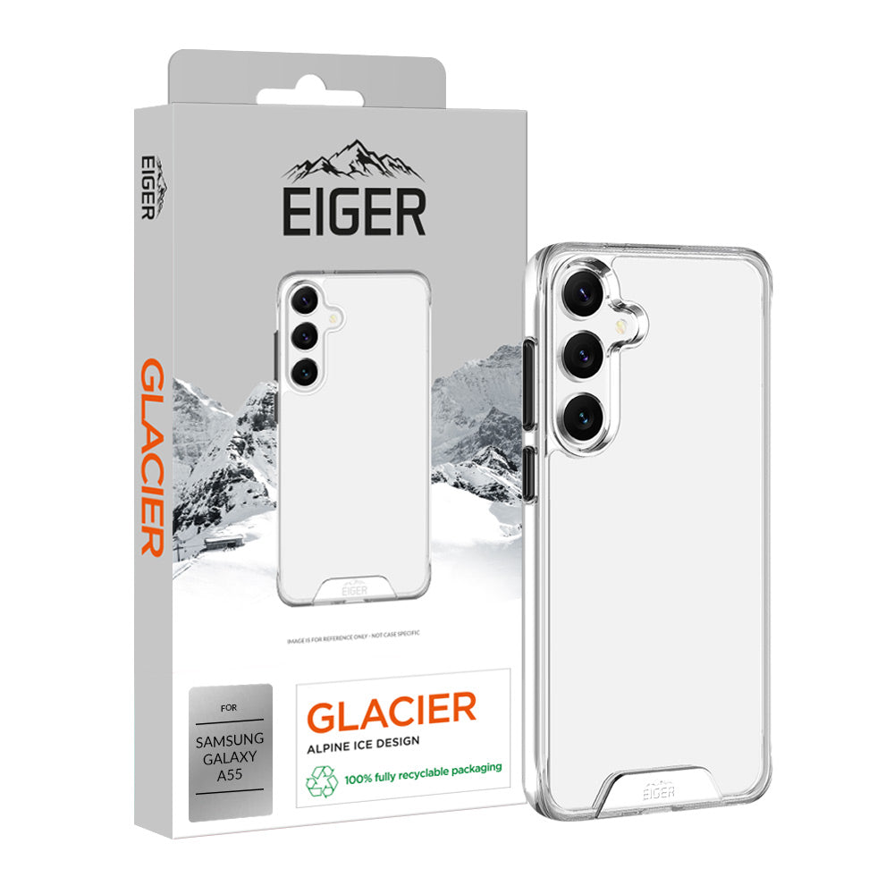 Eiger Glacier Case for Samsung Galaxy A55 in Clear