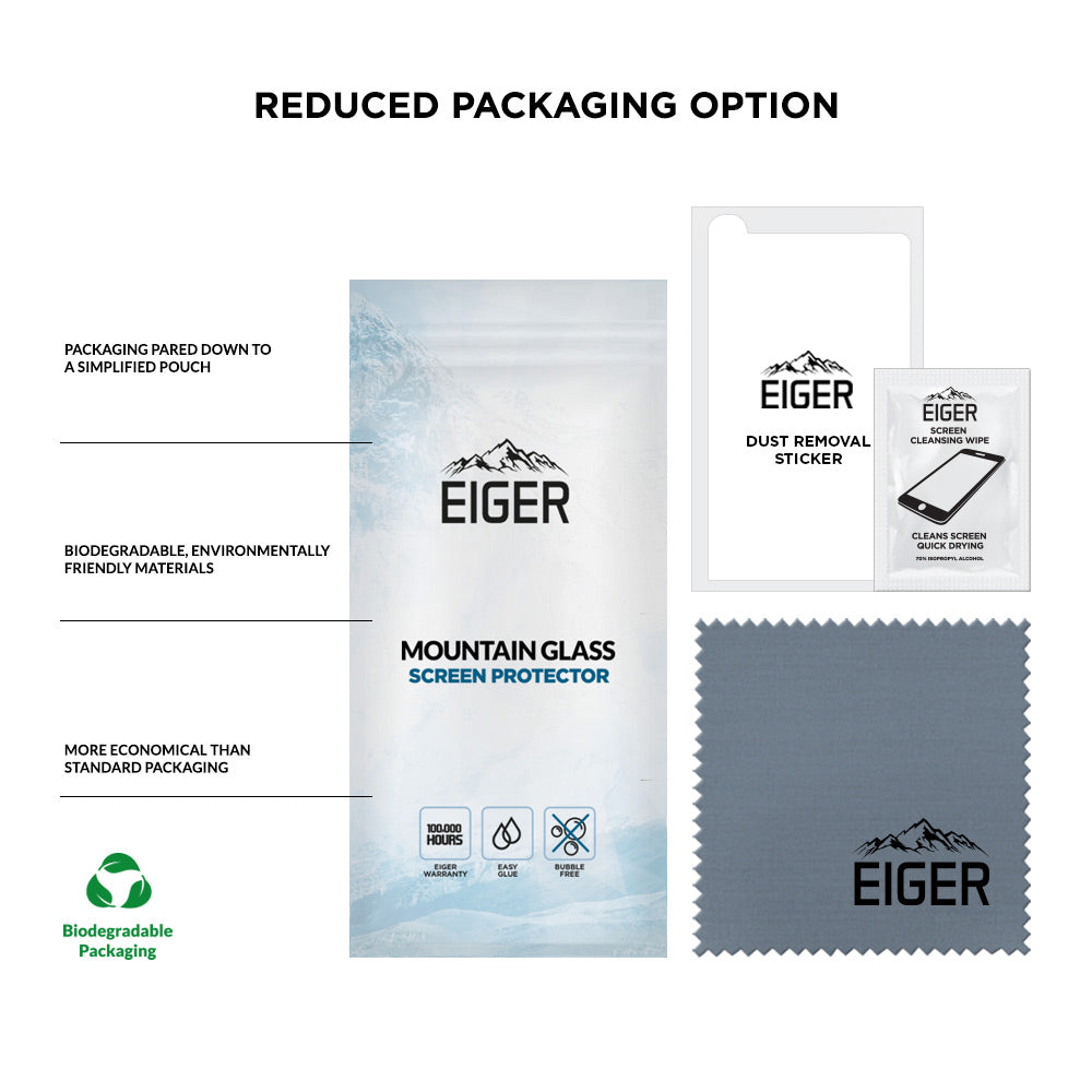 Eiger Mountain Glass CLEAR EDGE Screen Protector GRS for Samsung  A52 / A52 5G / A52s / A53 5G