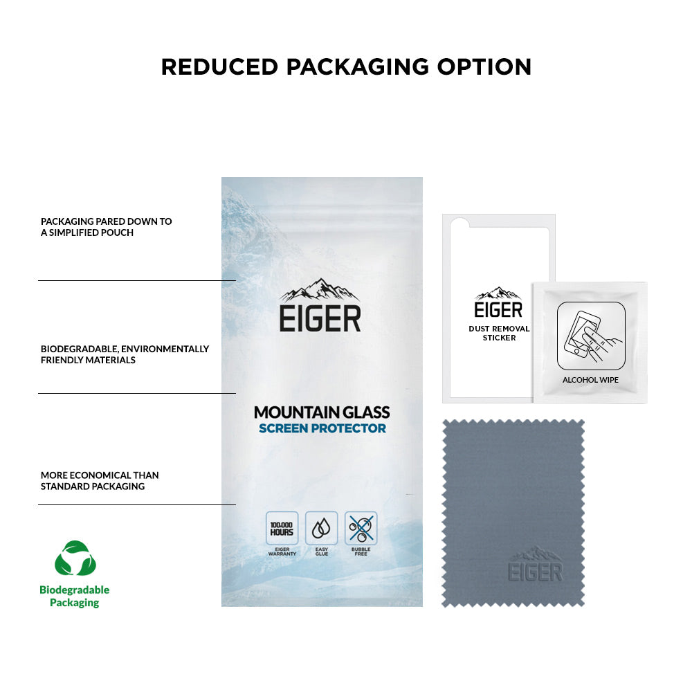 Eiger Mountain Glass CLEAR Screen Protector GRS 2.5D for Samsung Galaxy A52 / A52s 5G / A53 5G