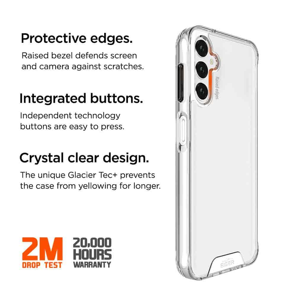 Eiger Glacier Case for Samsung Galaxy A14 4G / A14 5G in Clear